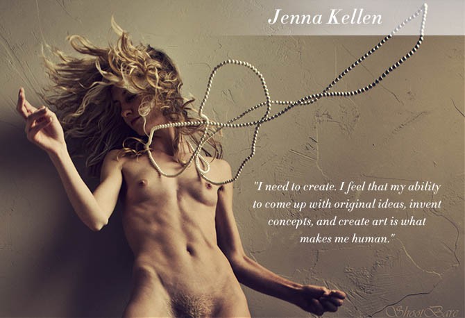 Jenna Kellen, art model, nude model